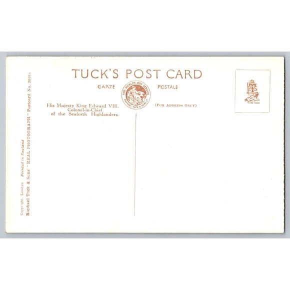 Vintage Tucks Postcards Of King Edward VIII & Royal Portrait Set of 5 #1624 - Picture 2 of 10